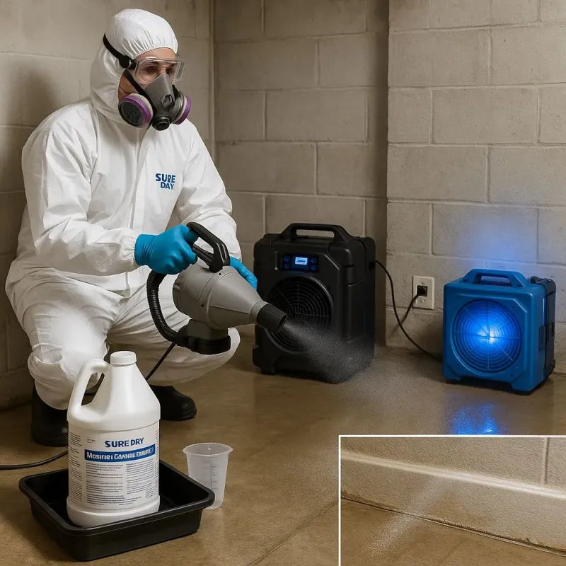 Sanitization and Odor Removal process in Ledyard, CT
