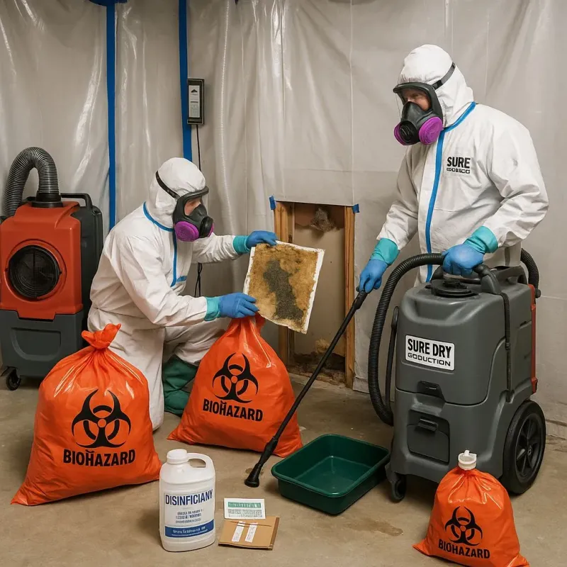 Contaminated Water Handling Protocols process in Ledyard, CT