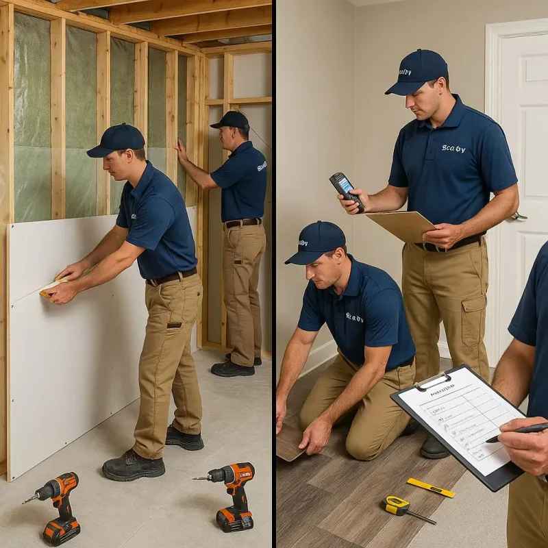 Repairs and Reconstruction process in Ledyard, CT