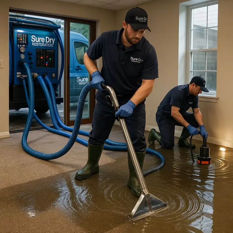Water Extraction and Removal process in Ledyard, CT